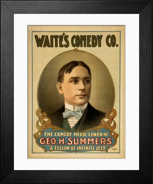 Framed Print : Waites Comedy Co Framed Print : Waites Comedy Co