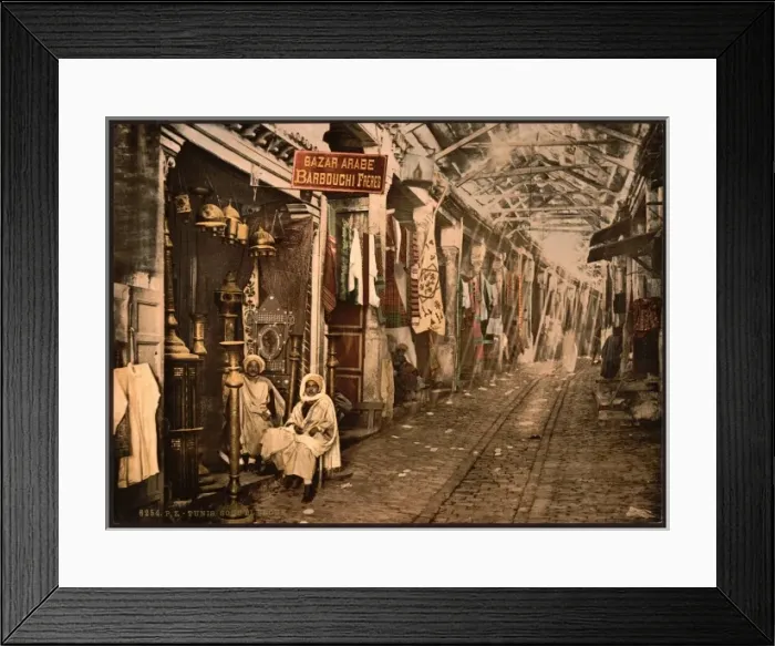 Framed Print : Souc-el-Trouk, Tunis, Tunisia Framed Print : Souc-el-Trouk, Tunis, Tunisia