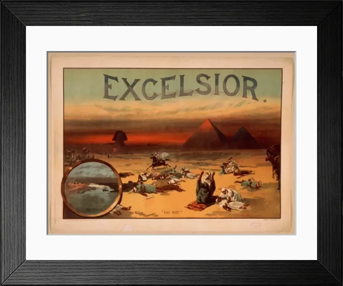 Framed Print : Excelsior. Date c1883 i.e. c1884 Framed Print : Excelsior. Date c1883 i.e. c1884