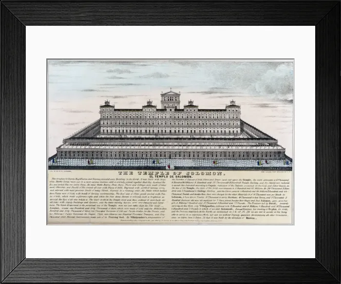 Framed Print : The Temple of Solomon Framed Print : The Temple of Solomon