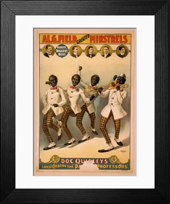 Framed Print : Al. G. Field Greater Minstrels oldest, biggest, best Framed Print : Al. G. Field Greater Minstrels oldest, biggest, best