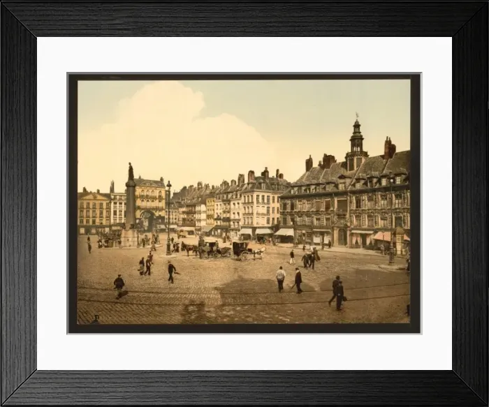 Framed Print : La Grande Place, Lille, France Framed Print : La Grande Place, Lille, France