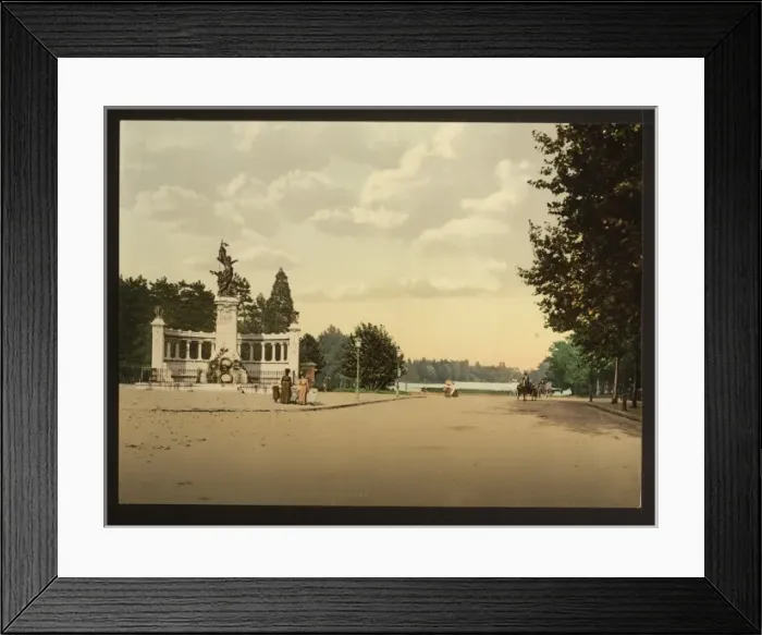 Framed Print : Tete d Or park and monument to the Legions of the Rhone, Lyo Framed Print : Tete d Or park and monument to the Legions of the Rhone, Lyo