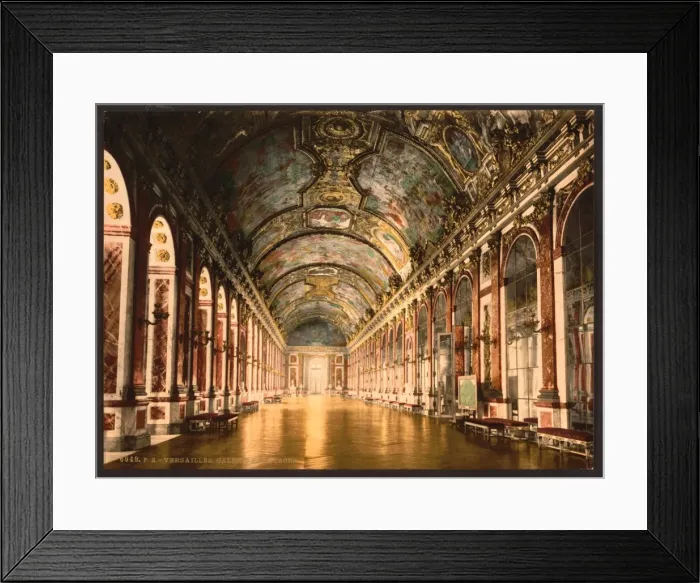Framed Print : Gallery of Mirrors, Versailles, France Framed Print : Gallery of Mirrors, Versailles, France