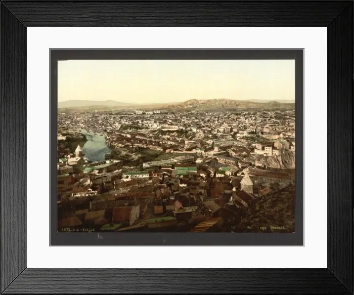 Framed Print : Towards the Megectski Castle, Tiflis, Russia, (i. e. Tbilisi Framed Print : Towards the Megectski Castle, Tiflis, Russia, (i. e. Tbilisi