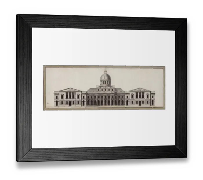 Framed Print : United States Capitol (Washington, DC). East front elevation Framed Print : United States Capitol (Washington, DC). East front elevation