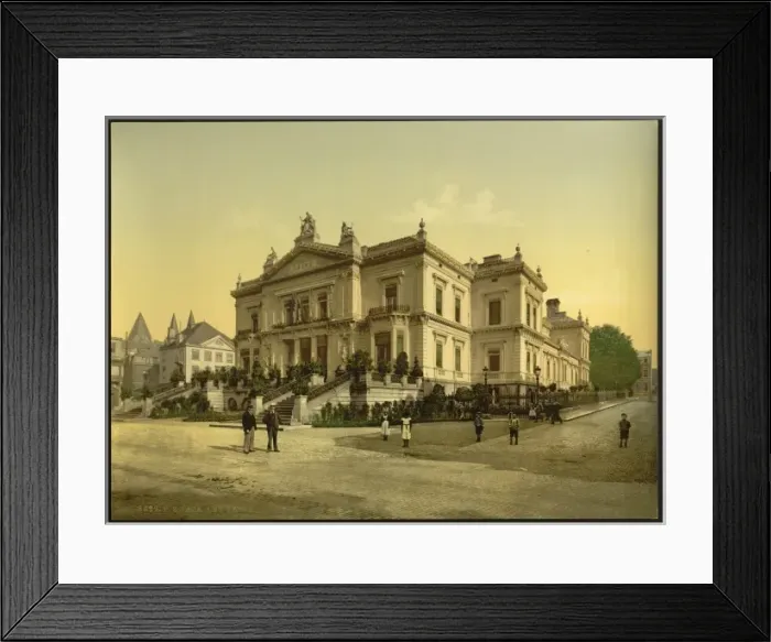 Framed Print : The baths, Spa, Belgium Framed Print : The baths, Spa, Belgium
