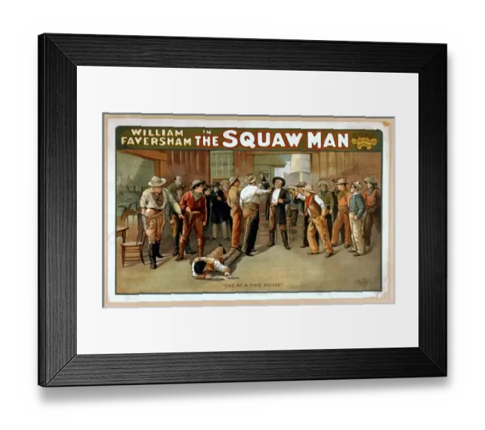 Framed Print : William Faversham in The squaw man Framed Print : William Faversham in The squaw man
