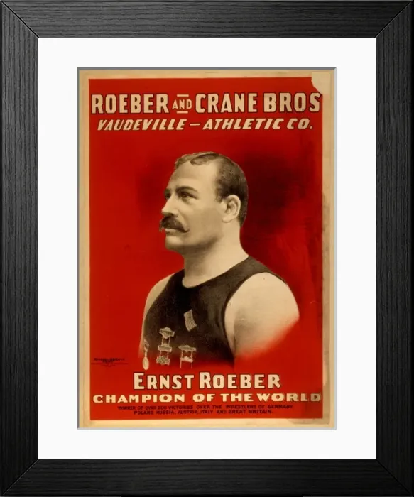Framed Print : Roeber and Crane Bros Vaudeville-Athletic Co Framed Print : Roeber and Crane Bros Vaudeville-Athletic Co