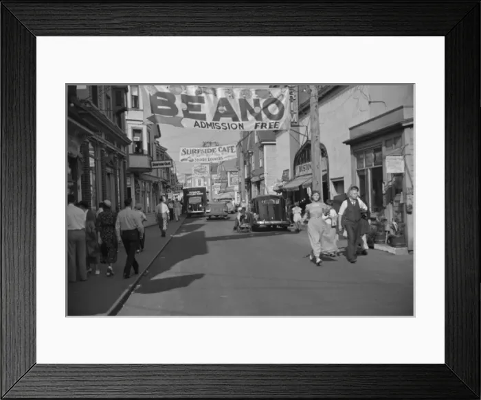 Framed Print : Street scene, Provincetown, Massachusetts Framed Print : Street scene, Provincetown, Massachusetts