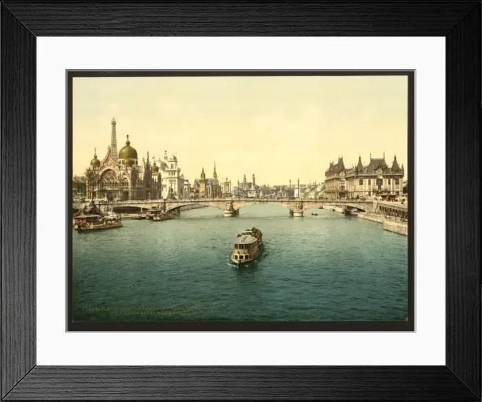 Framed Print : The Pavilions of the Nations and persepective of the bridges Framed Print : The Pavilions of the Nations and persepective of the bridges