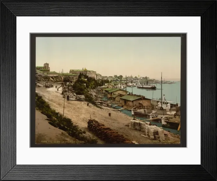 Framed Print : On the Dnieper, Kiev, Russia, (i. e. Ukraine) Framed Print : On the Dnieper, Kiev, Russia, (i. e. Ukraine)