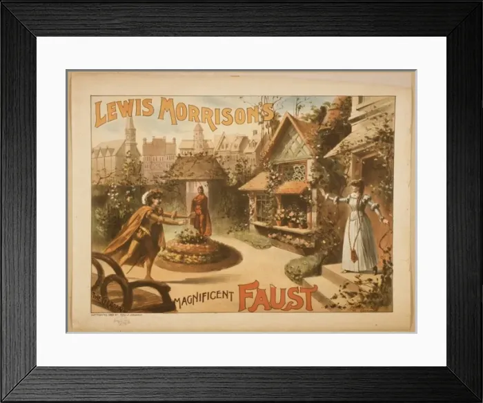 Framed Print : Lewis Morrisons magnificent Faust Framed Print : Lewis Morrisons magnificent Faust