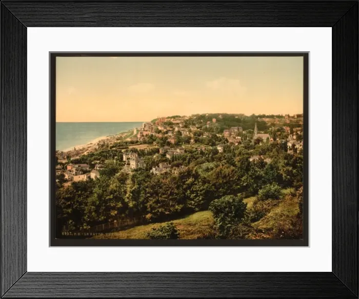 Framed Print : From Ste. Adresse, Havre, France Framed Print : From Ste. Adresse, Havre, France
