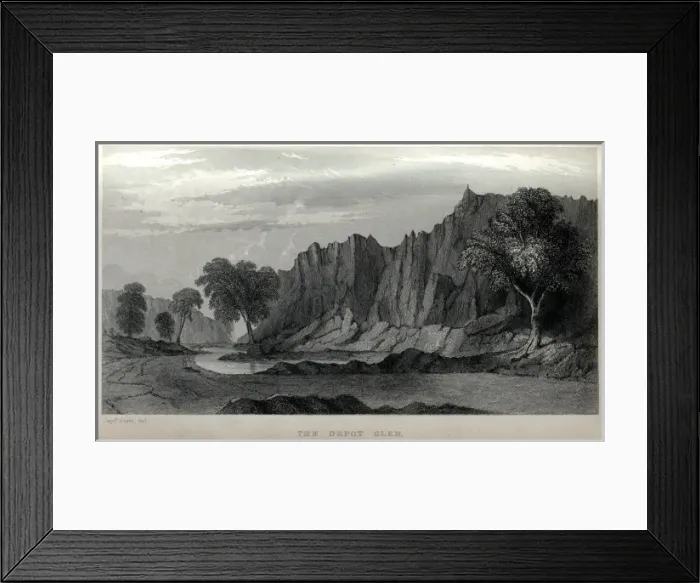 Framed Print : Depot Glen Framed Print : Depot Glen