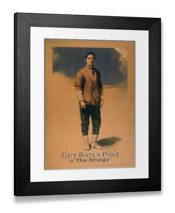 Framed Print : Guy Bates Post in The bridge Framed Print : Guy Bates Post in The bridge