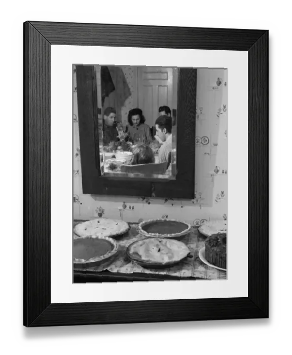 Framed Print : Pumpkin pies and Thanksgiving dinner at the home of Mr. Timo Framed Print : Pumpkin pies and Thanksgiving dinner at the home of Mr. Timo