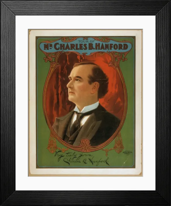 Framed Print : Tour of Mr. Charles B. Hanford Framed Print : Tour of Mr. Charles B. Hanford