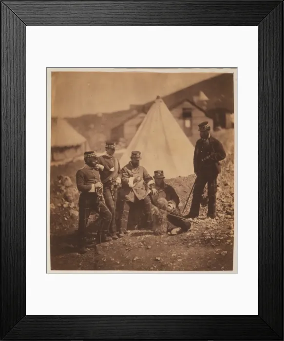 Framed Print : Officers of the 71st Highlanders Framed Print : Officers of the 71st Highlanders