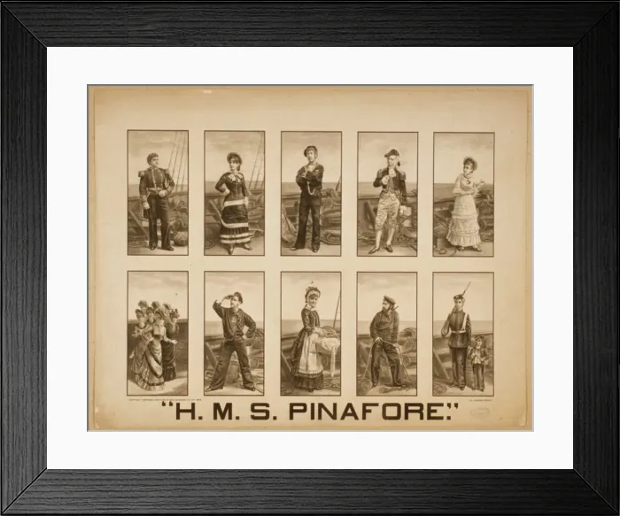 Framed Print : HMS. Pinafore Framed Print : HMS. Pinafore