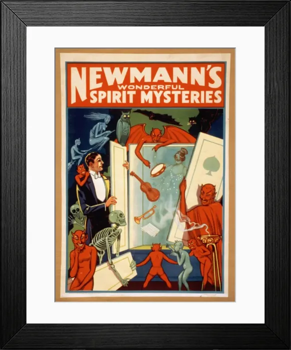 Framed Print : Newmanns wonderful spirit mysteries
