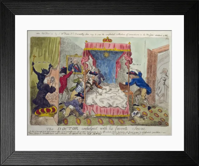 Framed Print : The doctor indulged with his favorite scene Framed Print : The doctor indulged with his favorite scene