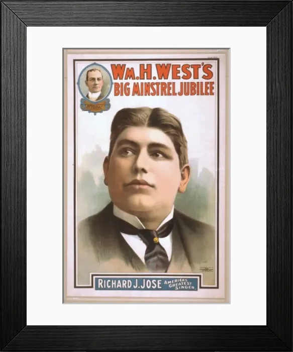 Framed Print : Wm. H. Wests Big Minstrel Jubilee Framed Print : Wm. H. Wests Big Minstrel Jubilee