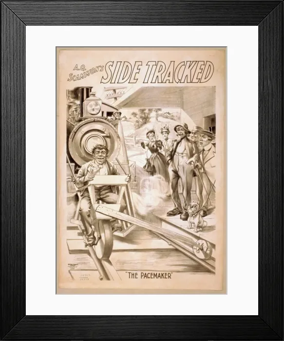 Framed Print : AQ Scammons Side tracked Framed Print : AQ Scammons Side tracked