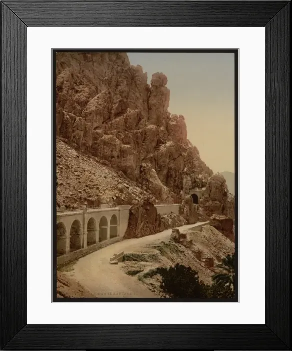 Framed Print : The ravine, II, El Cantara, Algeria Framed Print : The ravine, II, El Cantara, Algeria