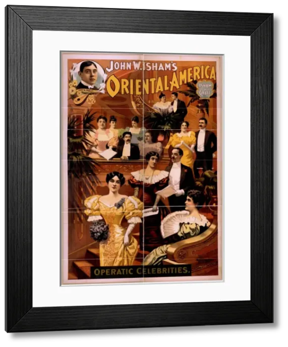Framed Print : John W. Ishams Oriental America Framed Print : John W. Ishams Oriental America