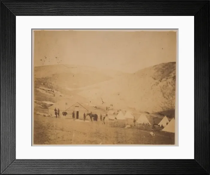 Framed Print : Camp of the 4th Dragoon Guards near Karyni Framed Print : Camp of the 4th Dragoon Guards near Karyni