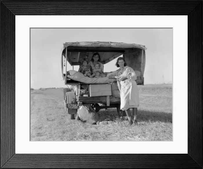 Framed Print : Family between Dallas and Austin, Texas Framed Print : Family between Dallas and Austin, Texas