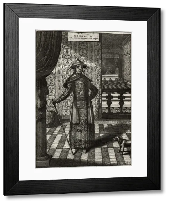 Framed Print : Qing Emperor Shunzhi Framed Print : Qing Emperor Shunzhi