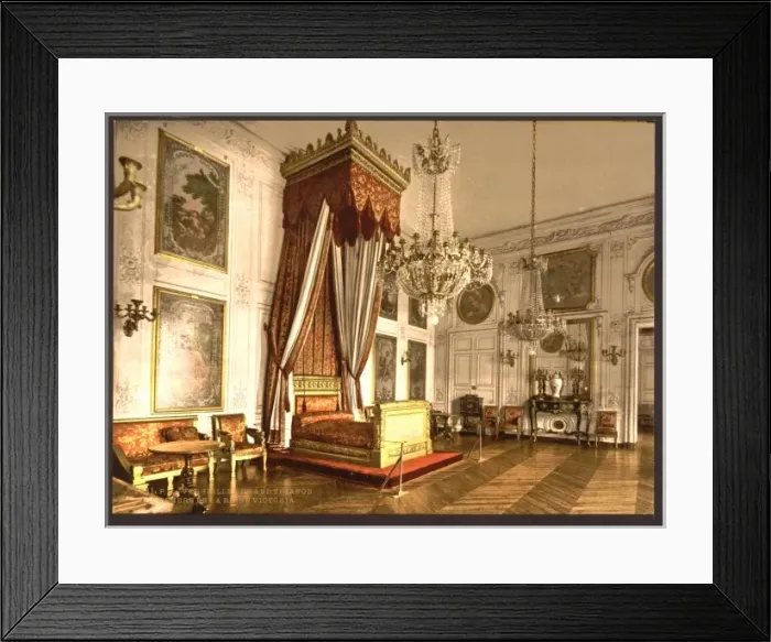 Framed Print : Grand Trianon, chamber of Queen Victoria, Versailles, France Framed Print : Grand Trianon, chamber of Queen Victoria, Versailles, France