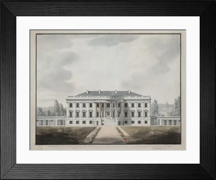 Framed Print : The White House (Presidents House) Washington, DC South fro Framed Print : The White House (Presidents House) Washington, DC South fro