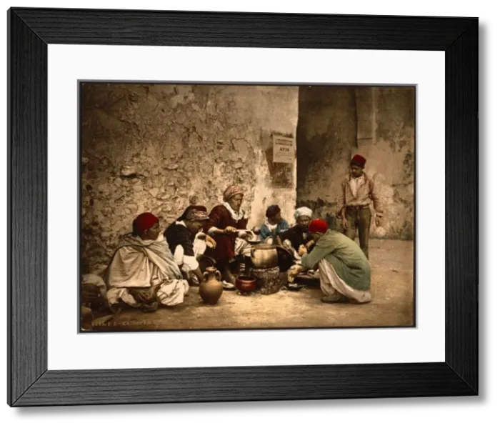 Framed Print : A traveling cook, Kairwan, Tunisia Framed Print : A traveling cook, Kairwan, Tunisia