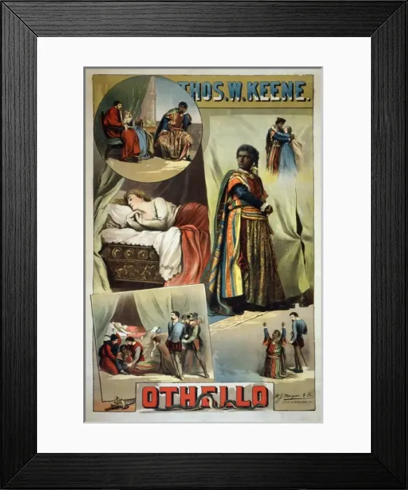 Framed Print : Thos. W. Keene. Othello Framed Print : Thos. W. Keene. Othello