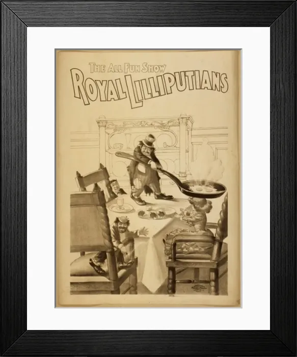 Framed Print : Royal Lilliputians the all fun show Framed Print : Royal Lilliputians the all fun show