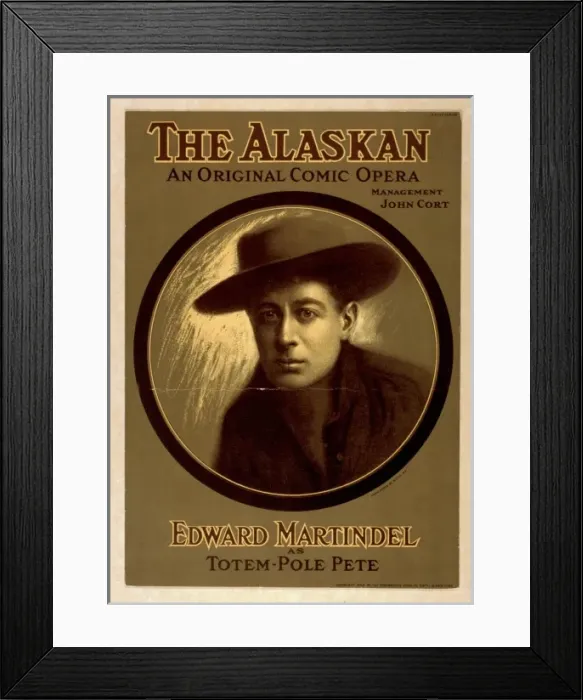 Framed Print : The Alaskan an original comic opera Framed Print : The Alaskan an original comic opera