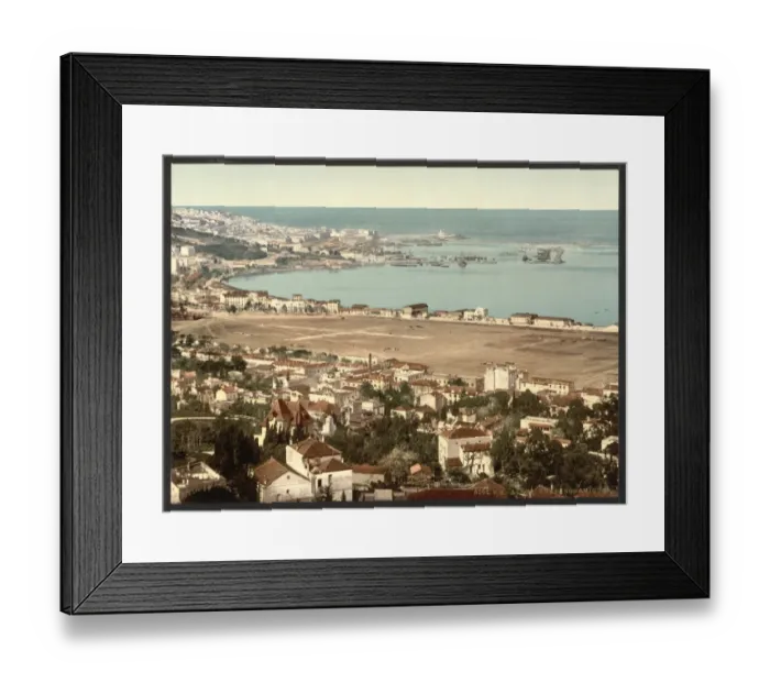 Framed Print : General view from Mustapha, II, Algiers, Algeria Framed Print : General view from Mustapha, II, Algiers, Algeria