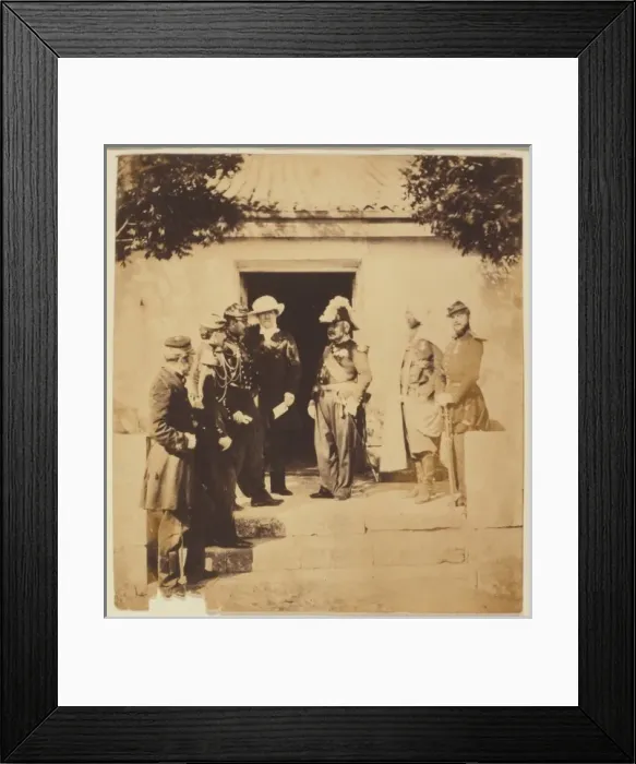 Framed Print : Lord Raglans Head Quarters, with Lord Raglan, Marshal Palis Framed Print : Lord Raglans Head Quarters, with Lord Raglan, Marshal Palis