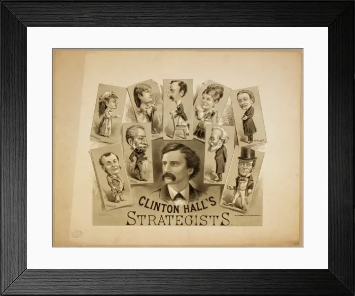 Framed Print : Clinton Halls Strategists Framed Print : Clinton Halls Strategists