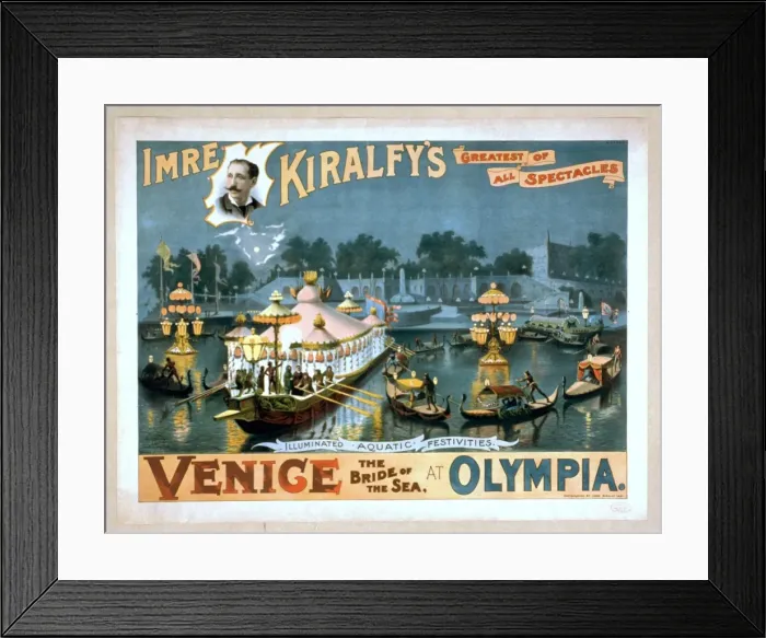 Framed Print : Imre Kiralfys greatest of all spectacles, Venice, the bride Framed Print : Imre Kiralfys greatest of all spectacles, Venice, the bride