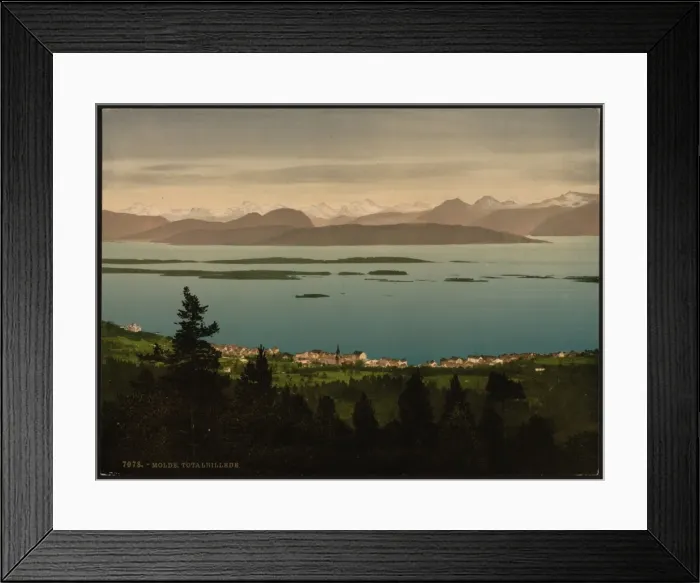 Framed Print : General view, Molde, Norway Framed Print : General view, Molde, Norway
