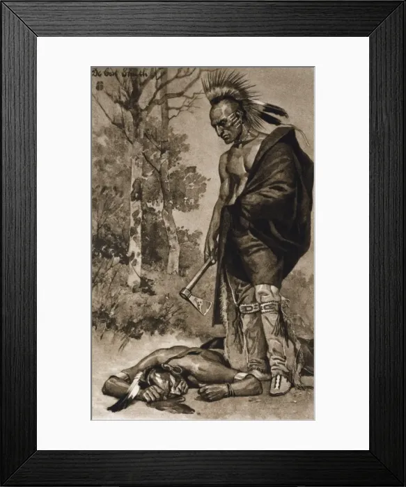 Framed Print : The death of Pontiac Framed Print : The death of Pontiac