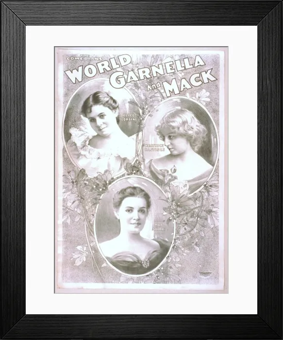 Framed Print : World, Garnella, and Mack Framed Print : World, Garnella, and Mack