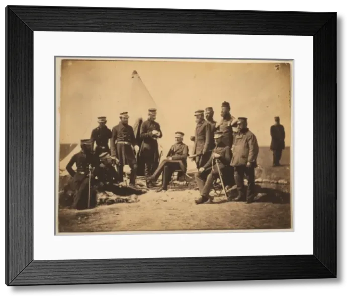 Framed Print : Lieutenant General Pennefather, & Captain Wing, Captain Laya Framed Print : Lieutenant General Pennefather, & Captain Wing, Captain Laya