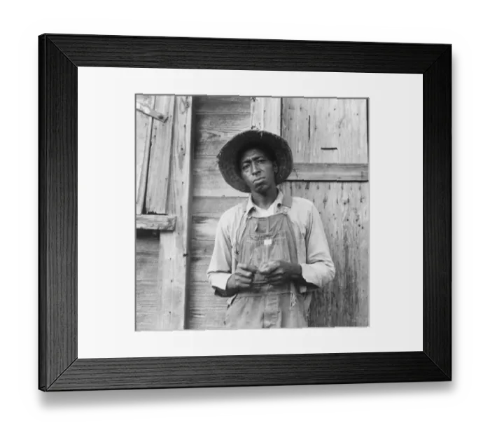 Framed Print : Tenant farmer. Chatham County, North Carolina Framed Print : Tenant farmer. Chatham County, North Carolina