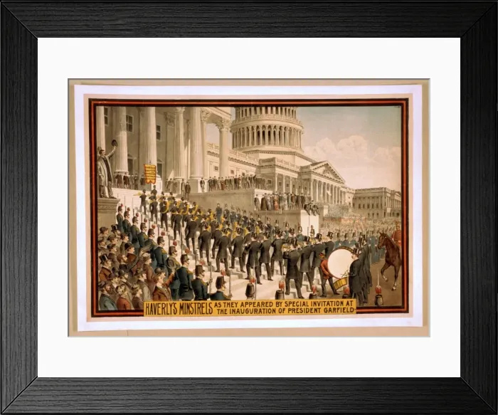 Framed Print : Haverlys European and American Mastodon Minstrels Framed Print : Haverlys European and American Mastodon Minstrels