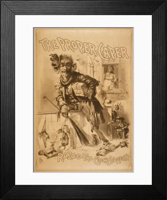 Framed Print : The proper caper Framed Print : The proper caper